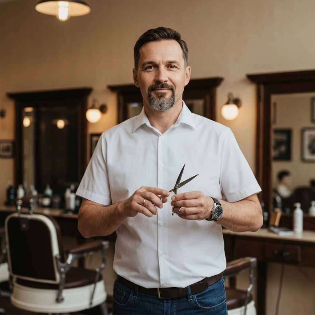 Professioneller Friseur